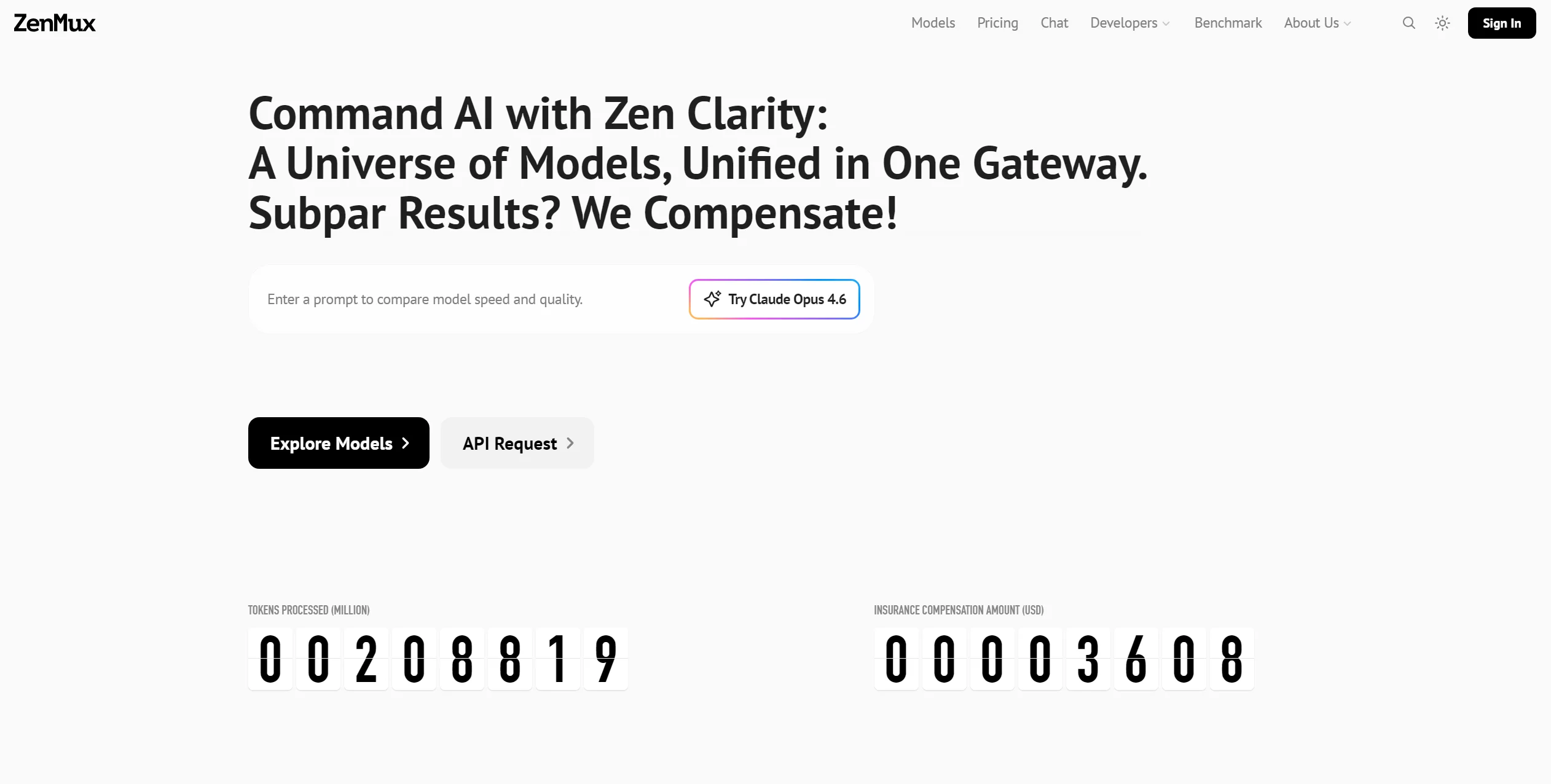 ZenMux截图