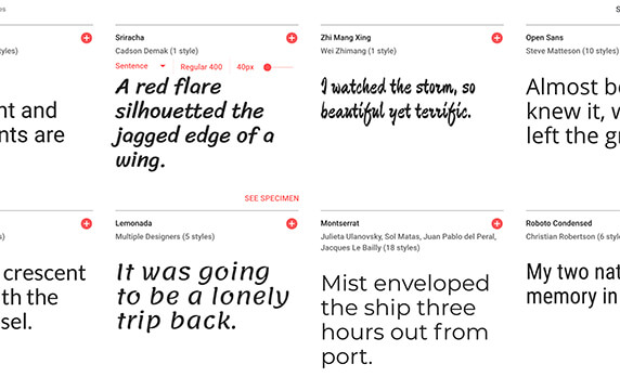 Google Fonts