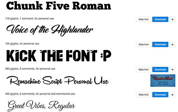 Abstract Fonts