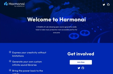 Harmonai.org截图