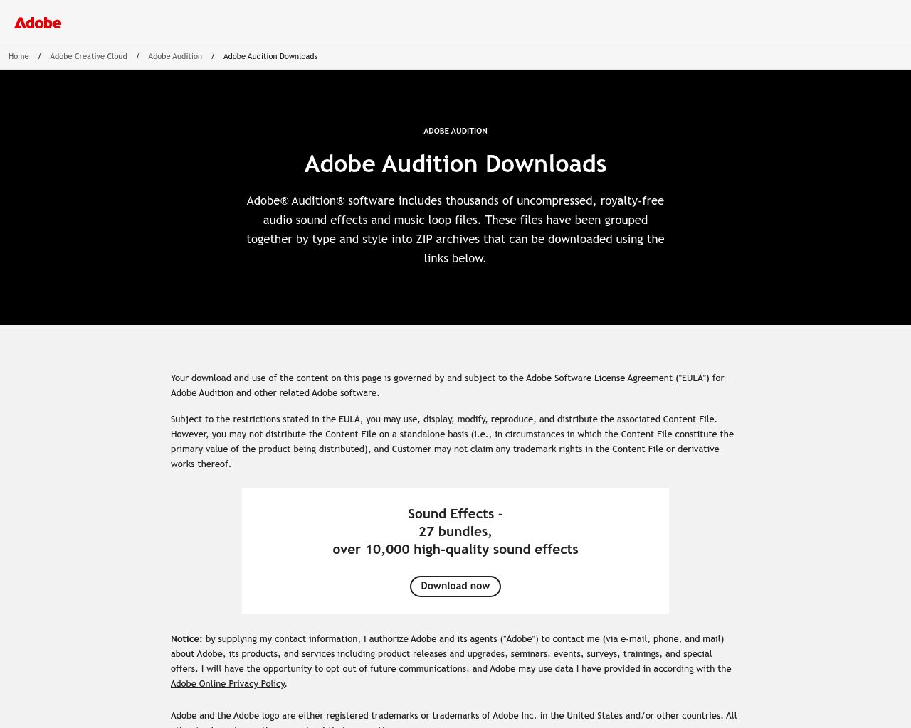 Adobe audition dlc